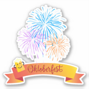 OKTOBERFEST beer festival decoration Fireworks