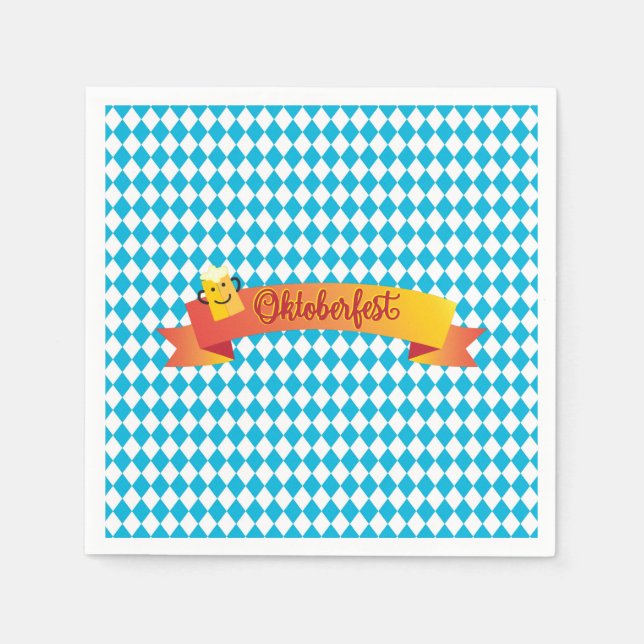 OKTOBERFEST beer festival decoration Napkin (Front)