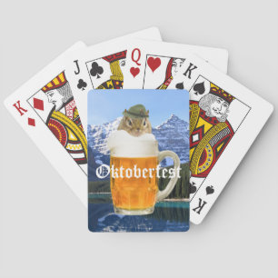 Oktoberfest Beer Festival Party Animal Playing Cards