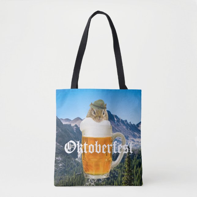 Oktoberfest Beer Festival Party Animal Tote Bag (Front)