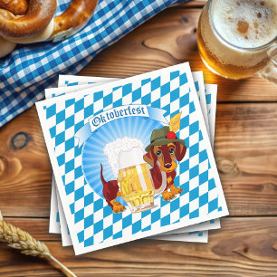 Oktoberfest Beer Hound Napkin