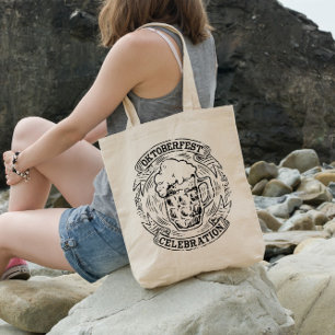 Oktoberfest Beer Jar Tote Bag