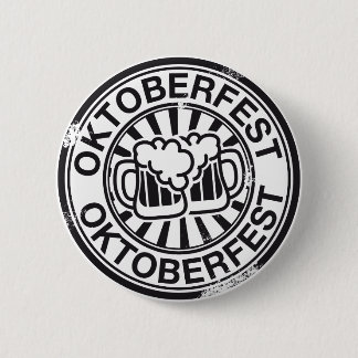 Oktoberfest beer logo 6 cm round badge