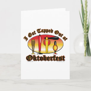 Oktoberfest Beer Tappers Card