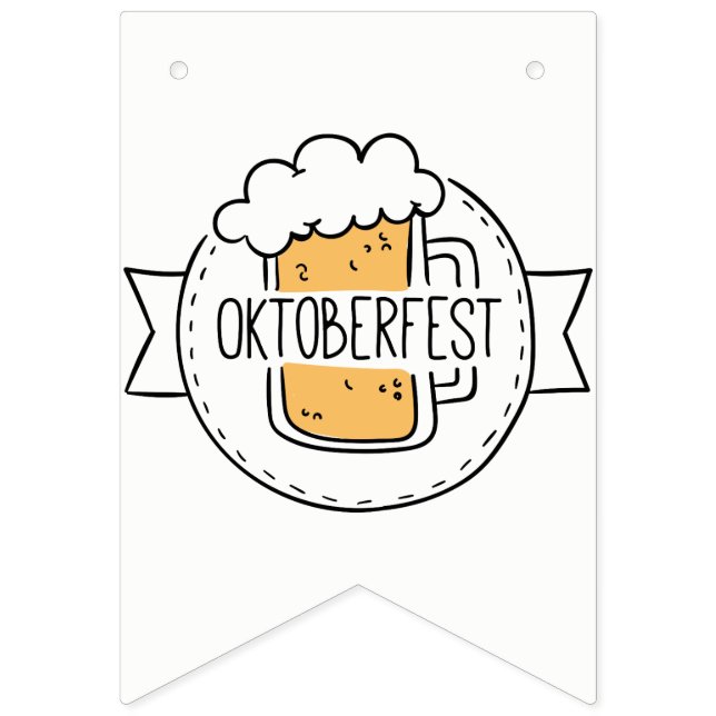 Oktoberfest Beerfest Bunting (First Flag)