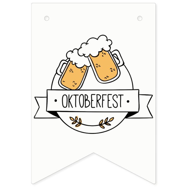 Oktoberfest Beerfest Bunting (First Flag)