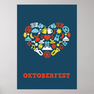 Oktoberfest (Blue) Print