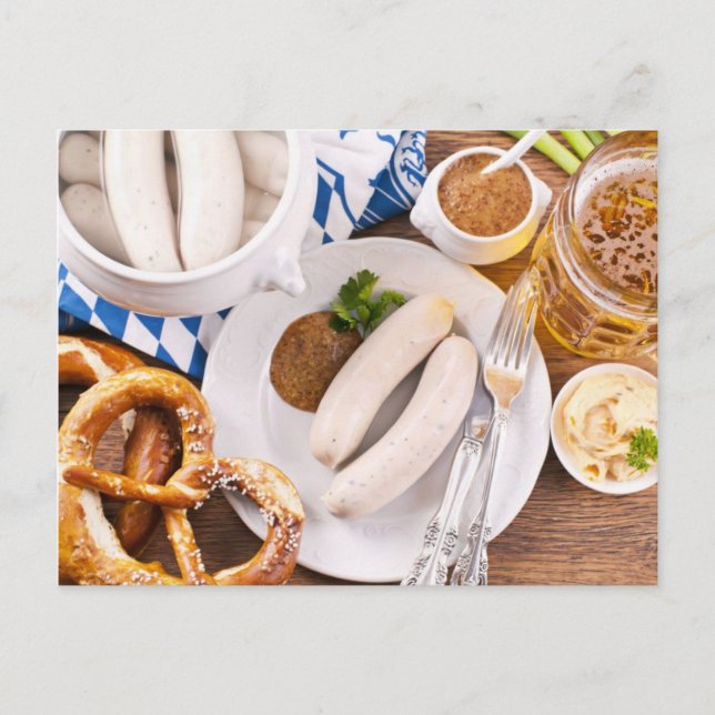 Oktoberfest breakfast postcard (Front)