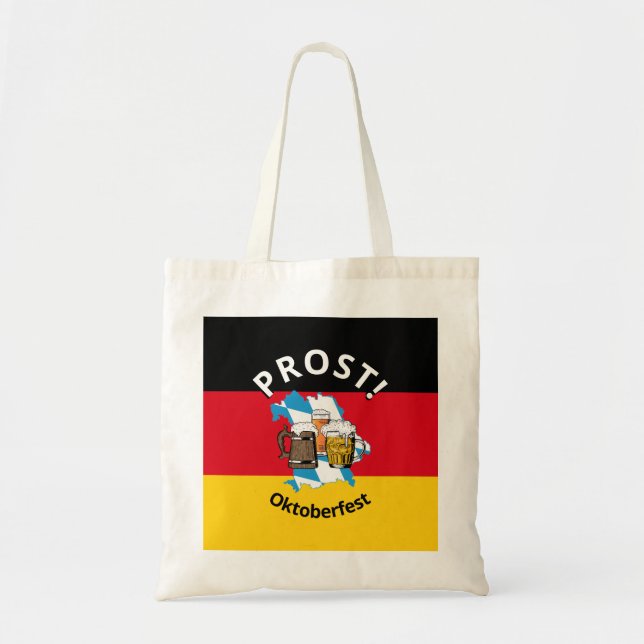 OKTOBERFEST Cartoon Beers Germany Bavaria Tote Bag (Front)