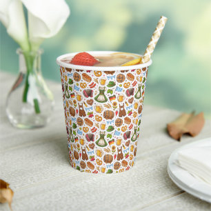 Oktoberfest Celebration Seamless Pattern – Wrappin Paper Cups