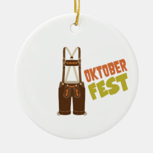 Oktoberfest Ceramic Ornament