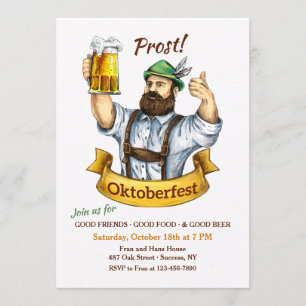 Oktoberfest Cheer Invitation