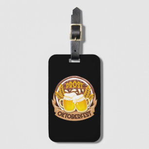 Oktoberfest Cheers German Drinking Beer Party Luggage Tag