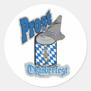 oktoberfest classic round sticker
