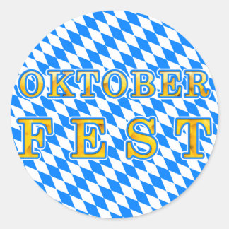 Oktoberfest Classic Round Sticker