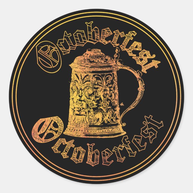 Oktoberfest Classic Round Sticker (Front)
