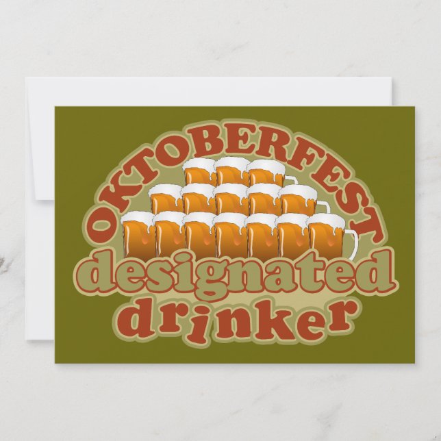 OKTOBERFEST custom invitation (Front)