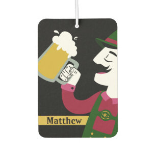 Oktoberfest custom name air freshner car air freshener