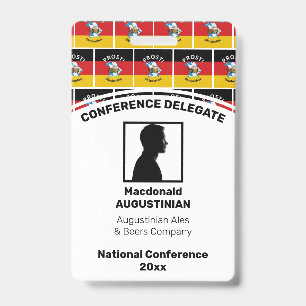 OKTOBERFEST Customised Logo Photo ID Name Badge