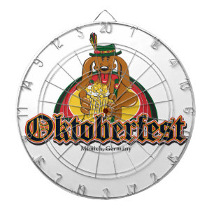 Oktoberfest Dachshund Dartboard