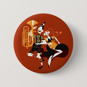 Oktoberfest Dancers button