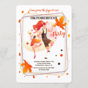 Oktoberfest Dancers Invitation