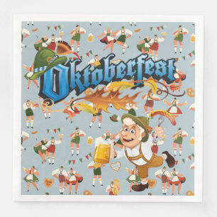 Oktoberfest Dancers Napkin