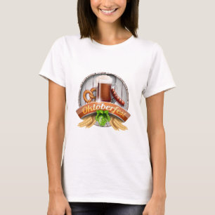 Oktoberfest Decorative Graphics - ADD Custom Text T-Shirt