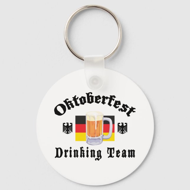 Oktoberfest Drinking Team Key Ring (Front)