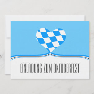 Oktoberfest Einladung Invitation