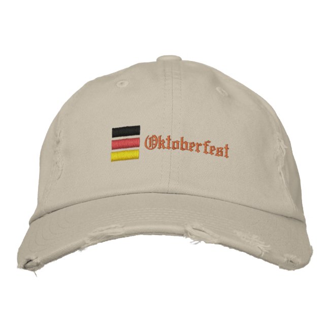 Oktoberfest Embroidered Baseball Hat (Front)