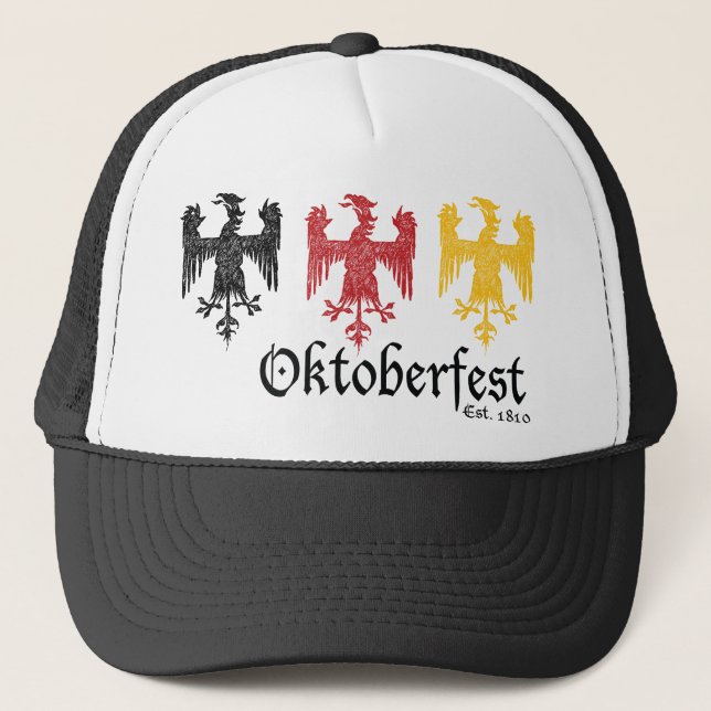 Oktoberfest Est. 1810 Trucker Hat (Front)