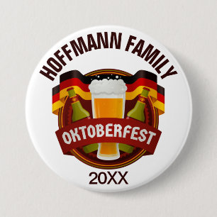 Oktoberfest Family Celebration 7.5 Cm Round Badge