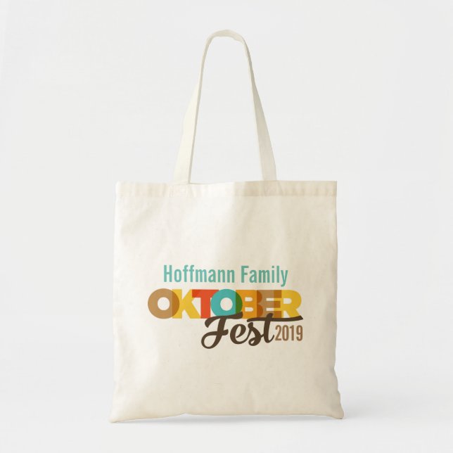 Oktoberfest Family Celebration Tote Bag (Front)