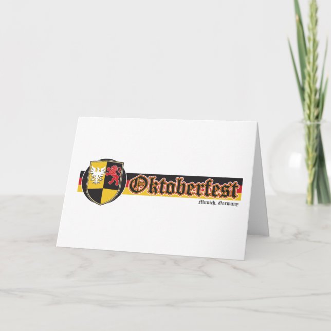 Oktoberfest-Fest-Banner Card (Front)