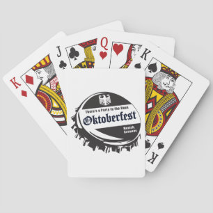 Oktoberfest Fest Bottle Cap Playing Cards