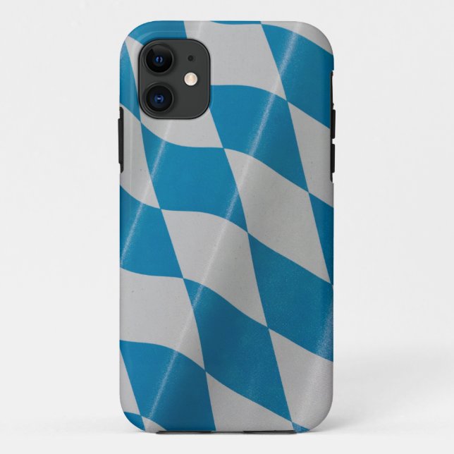 Oktoberfest Flag Colours Bavaria Bayern Case-Mate iPhone Case (Back)