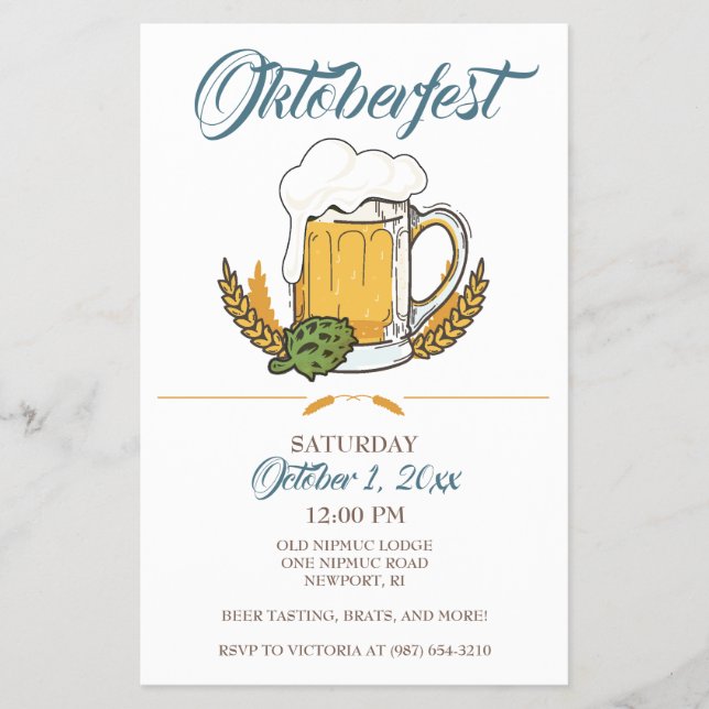 Oktoberfest Flyer Template (Front)