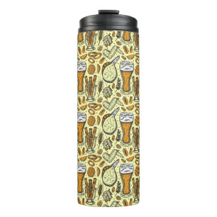 Oktoberfest Food Menu Thermal Tumbler