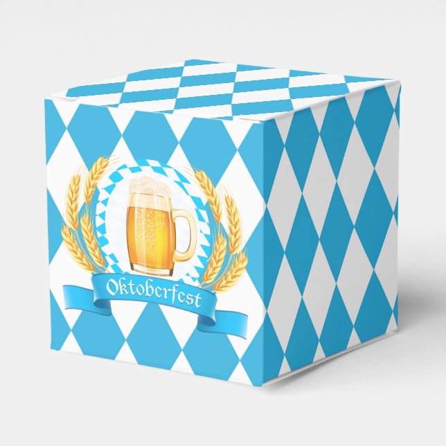 Oktoberfest Frothy Beer Mug Favour Box (Front Side)