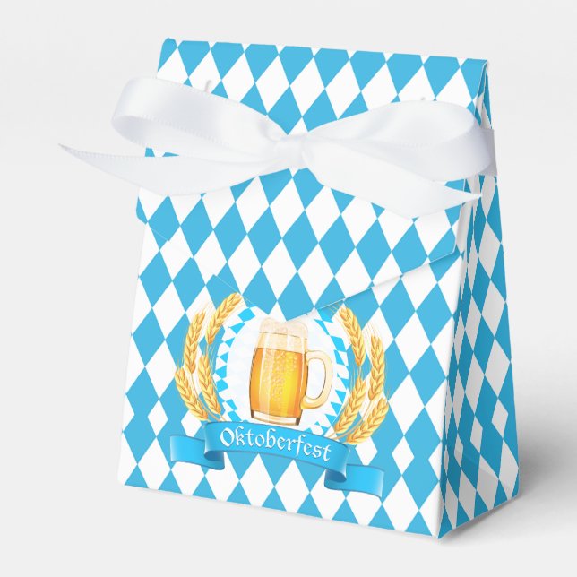 Oktoberfest Frothy Beer Mug Favour Box (Front Side)