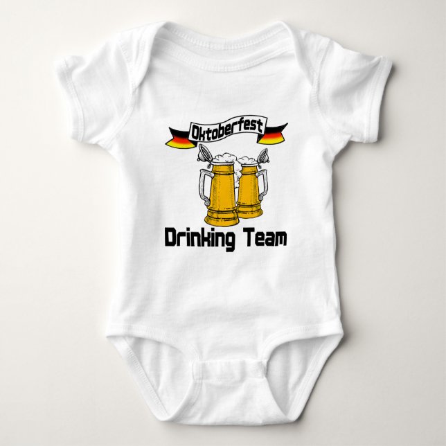 Oktoberfest Fun! Baby Bodysuit (Front)