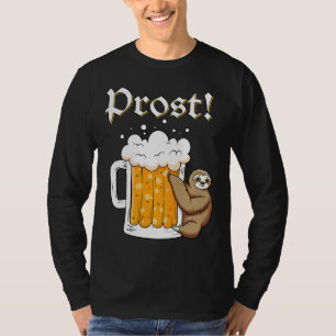 Oktoberfest Funny Sloth Mug Beer Prost 5 T-Shirt