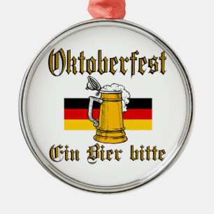 Oktoberfest Gear Metal Tree Decoration