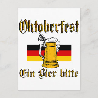 Oktoberfest Gear Postcard