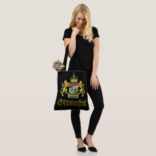 Oktoberfest Genuine Bavaria Crest Golden Gilt  Tote Bag