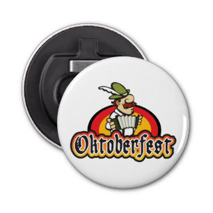 Oktoberfest German Accordion Player Bottle Opener