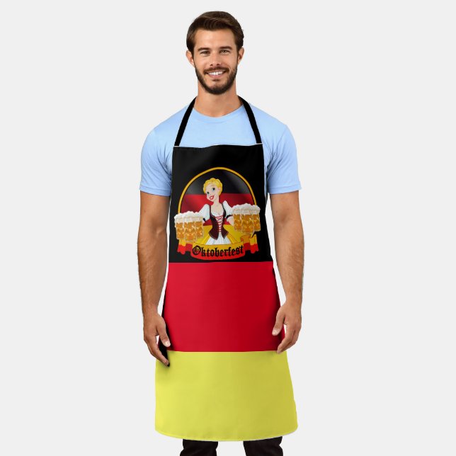Oktoberfest German Bar Maid Apron (Worn)