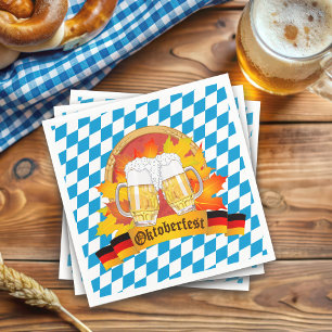 Oktoberfest German Beer Festival Napkin