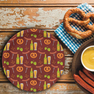 Oktoberfest German Beer Festival Paper Plate